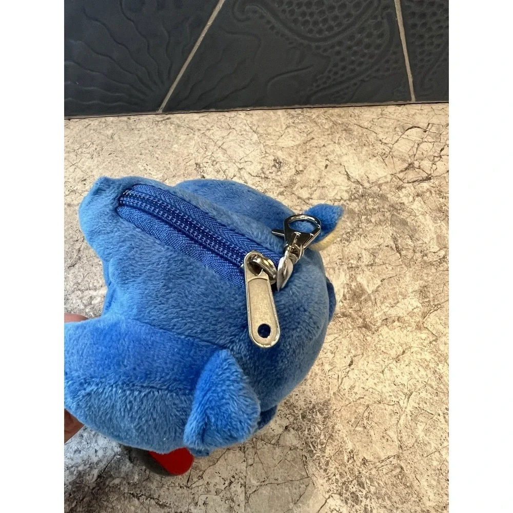 Sonic the Hedgehog Plush Coin Purse Keychain Zip Pouch 8